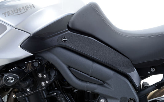 Kit 2pz.adesivi anti-scivolo serbatoio TRIUMPH Tiger 1050 Sport '16- - nero