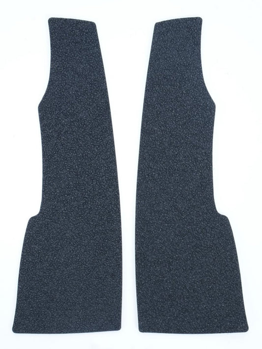 Kit 2pz.adesivi anti-scivolo serbatoio, forma allungata 23x8 cm., universale nero