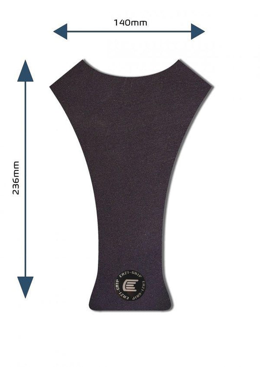Adesivo moto serbatoio centrale universale Design B colore Nero, tipo Eazi-Grip SIL