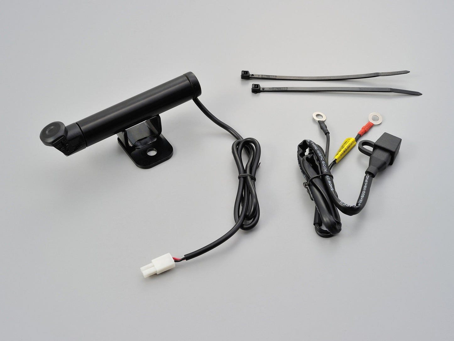 Barra multifunzione + presa USB - su vite, diam.100 mm