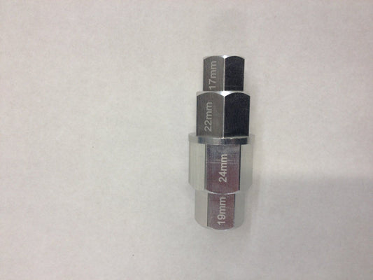 Chiave esagonale univ.perno ruota anteriore (4 misure: 17mm, 19mm, 22mm, 24mm)