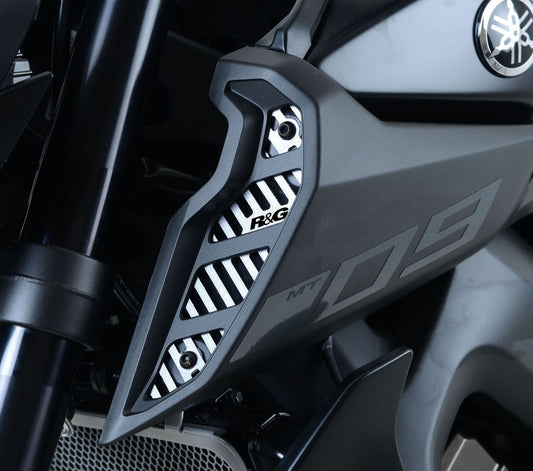 Cover prese d'aria (cp) in acciaio inossidabile, YAMAHA MT-09 '17-'20 / MT-09 SP '18-'20