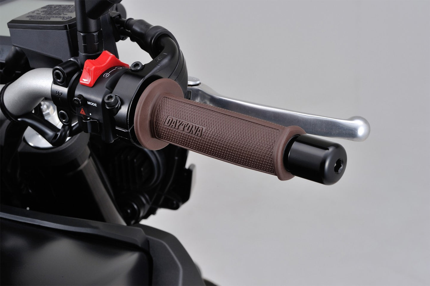 Cp.manopole GRIPPY GRIP GGD-DELTA, rosso scuro, finale aperto