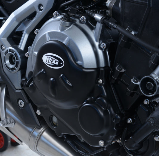 cover protezione motore DX tipo "Slash Cut" - Kawasaki Z650RS '22- / Z650 / Ninja 650 '17-