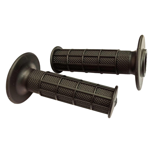 Coppia manopole "CROSS" L.115mm colore Nero