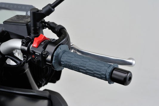 Cp.manopole GRIPPY GRIP GGD-AMI, rosso scuro, finale aperto