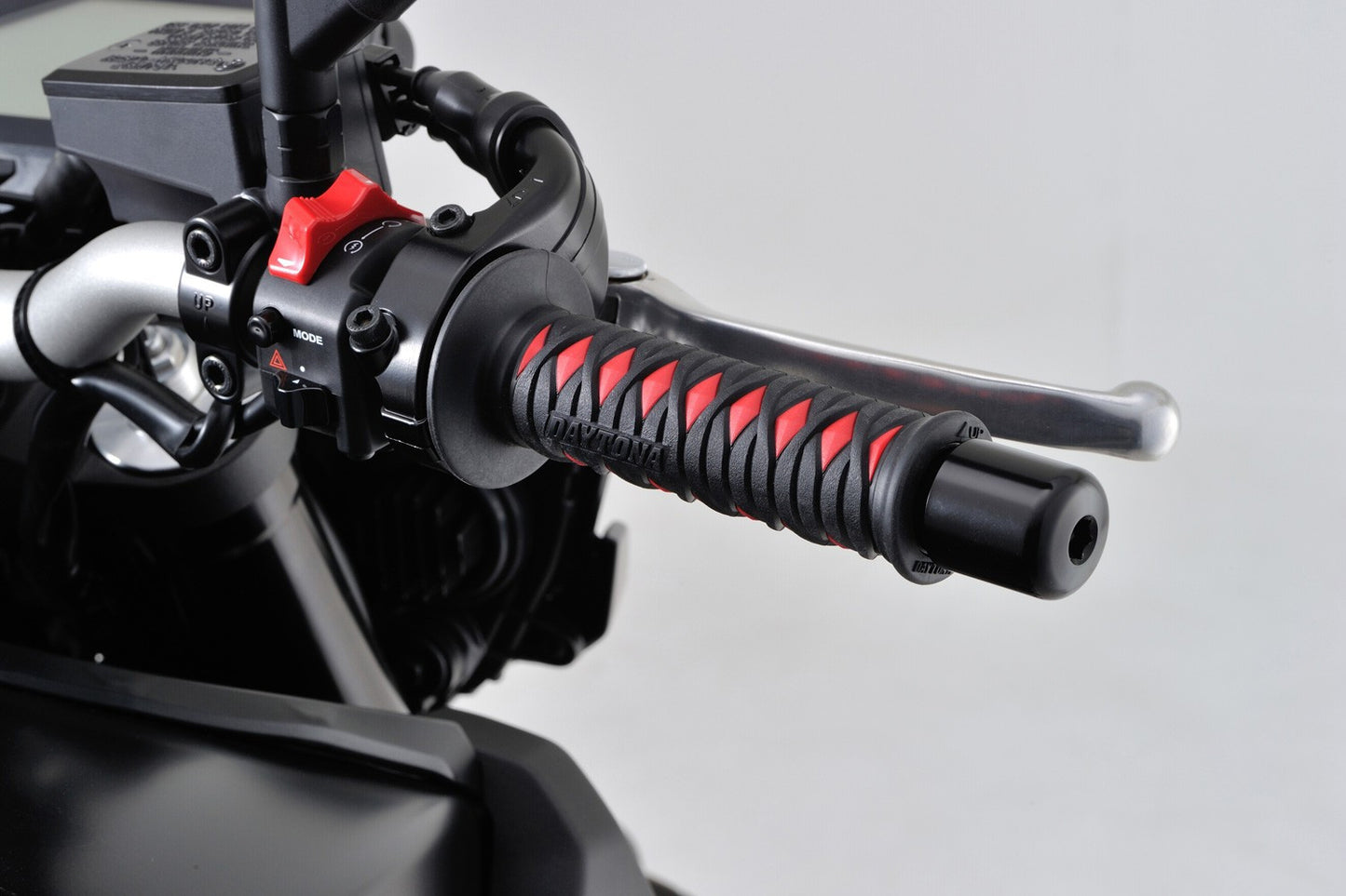 Cp.manopole GRIPPY GRIP GGD-KATANA, rosso, finale aperto