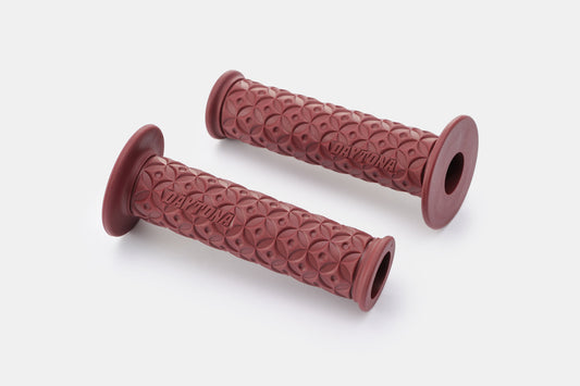 Cp.manopole GRIPPY GRIP GGD-NINJA, rosso scuro, finale aperto