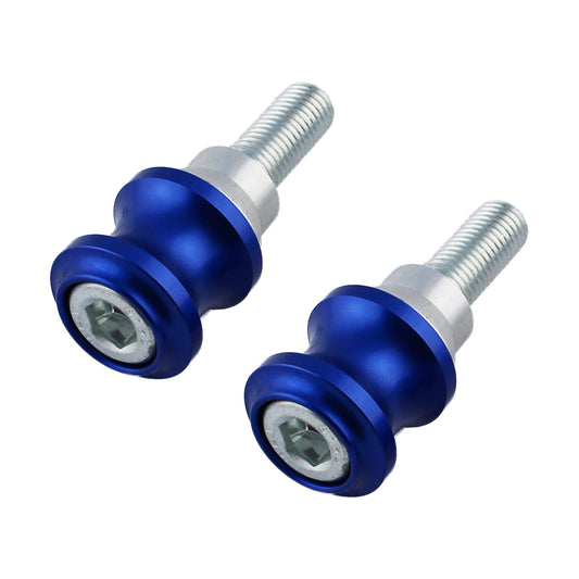 Coppia nottolini cavalletto vite M10 X 1,5 Blu