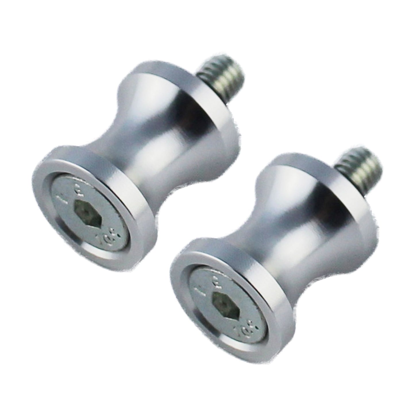 Coppia nottolini cavalletto vite M6 Silver