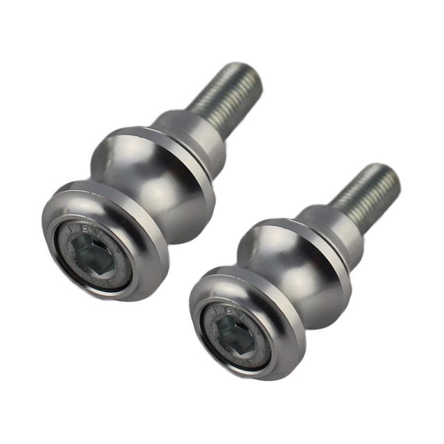 Coppia nottolini cavalletto vite M8 Silver