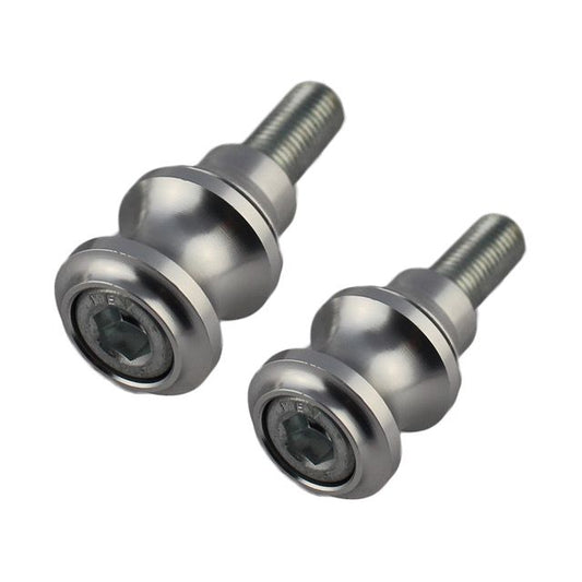 Coppia nottolini cavalletto vite M8 Silver