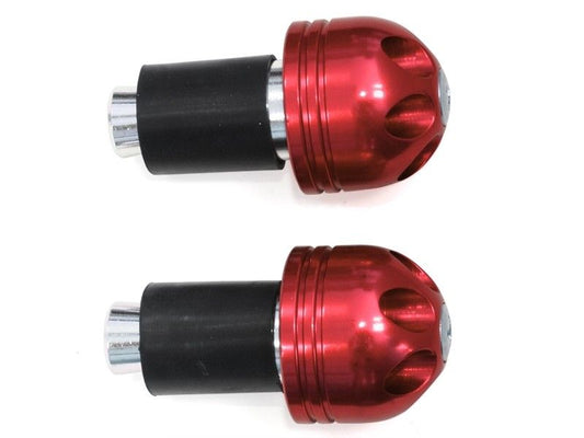CP.STABILIZZATORI MANUBRIO TRAFORATO ALLUMINIO CODULO 14/19 UNIV. colore Rosso