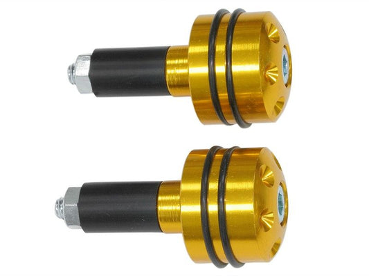 CP.STABILIZZATORI MANUBRIO TRAFORATO ALLUMINIO CON O-RINGS 13 mm. colore Oro