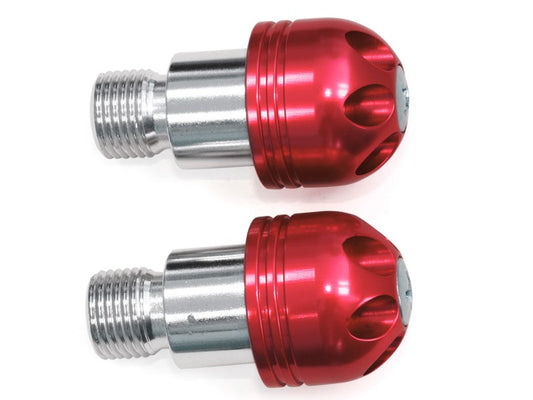 CP.STABILIZZATORI MANUBRIO TRAFORATO ALLUMINIO M.16 P.1,5 YAMAHA colore Rosso
