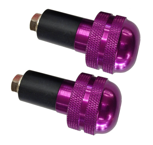 CP.STABILIZZATORI MANUBRIO ZIGRINATI ALLUMINIO 13mm. colore Viola