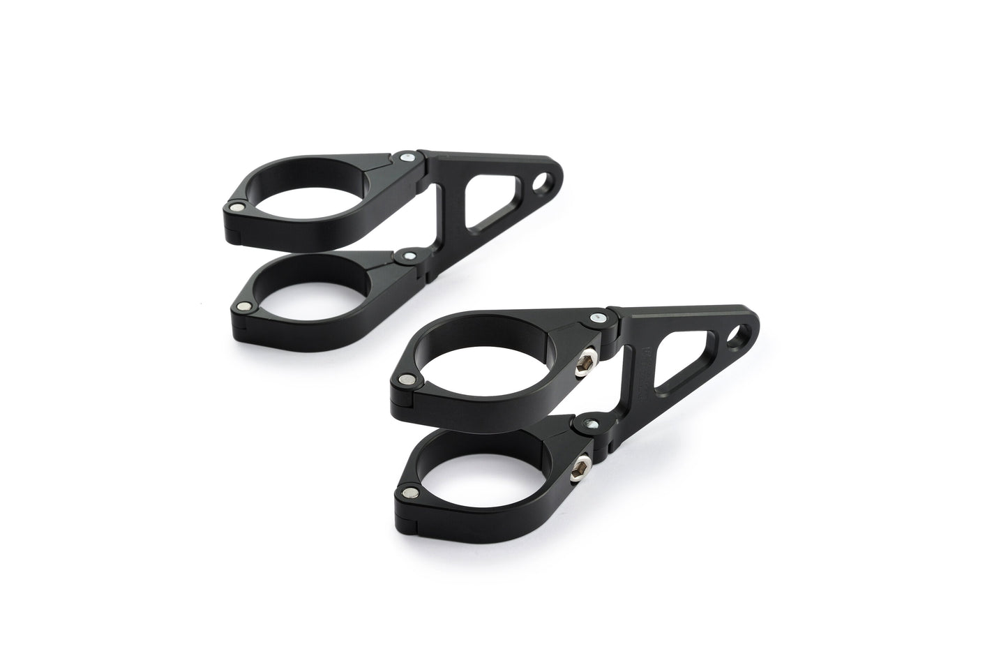 Cp.staffe supporto fanali in CNC - diam.49mm lunga 55 mm