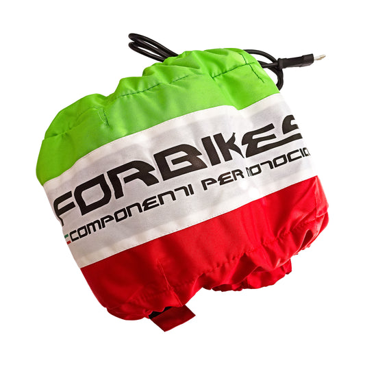 Coppia termocoperte "RACE ITALY" 200/120mm. triplo stadio con termostato 60°/80°/95°C