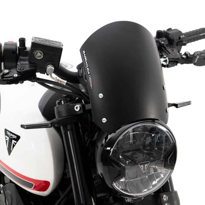 CUPOLINO CLASSIC ALLUMINIO NERO - barracuda Motorbike Triumph TRIDENT 660