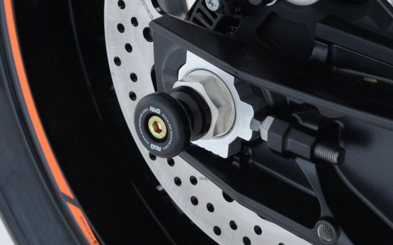 Cursori perno ruota posteriore, KTM 790/890R Duke, 790/890 Adventure (colore arancio)