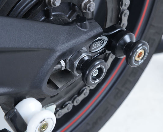 Cursori perno ruota posteriore, Triumph STREET Triple 07- / Street Triple RX & 675 Daytona '06-'13 / Street Triple 765 RS/R/S '17- / Daytona Moto2 765