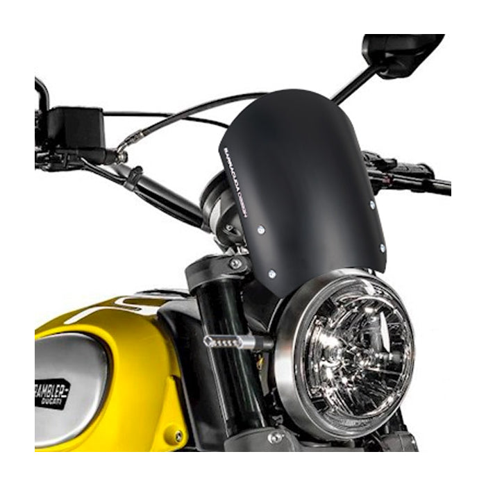 CUPOLINO CLASSIC ALLUMINIO NERO - barracuda Motorbike Ducati Scrambler 800 14-22