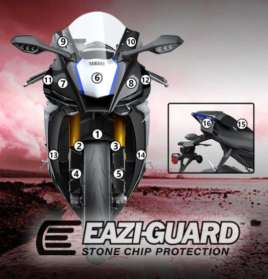 Pellicola protettiva Yamaha YZF R1 M 2020 Opaco
