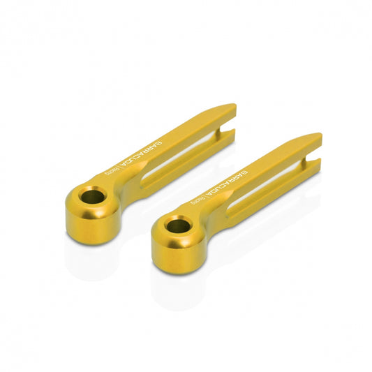 KIT TERMINALI LEVA alluminio ORO (coppia) - Senza Categoria