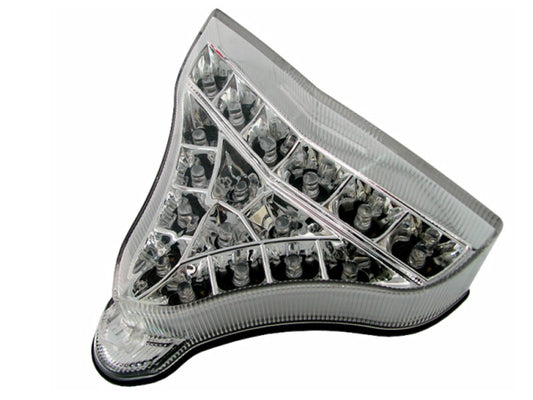 FANALE POSTERIORE TRASPARENTE YAMAHA R1 09-10 A LED OMOLOGATO