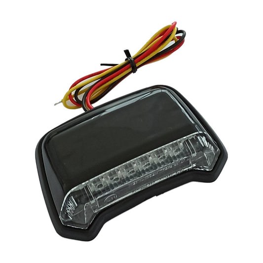Fanalino posteriore a LED off-road/racing - Omologato - ABS Nero 85x54x20mm