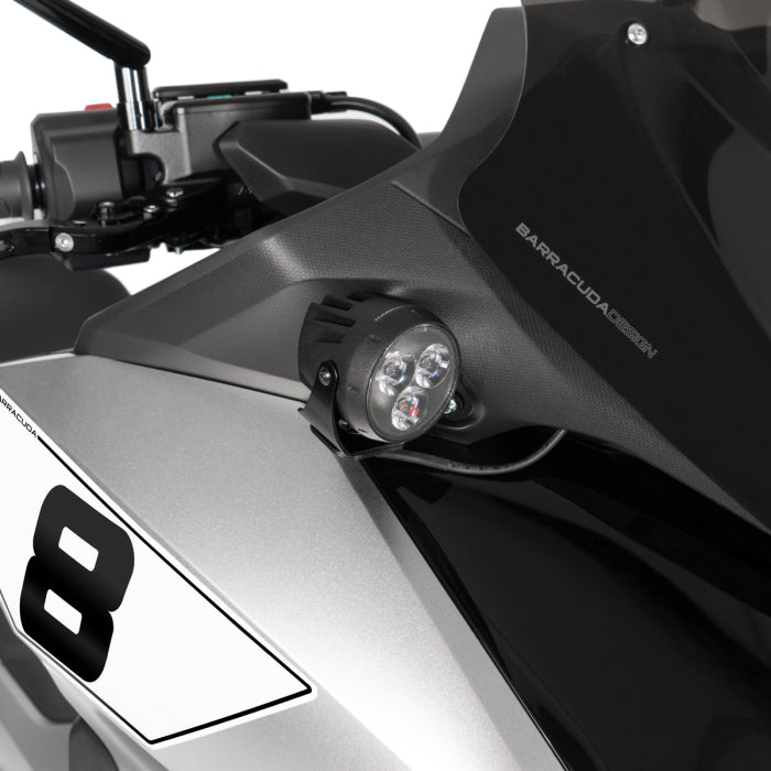 KIT ATTACCO FARI SUPPLEMENTARI - barracuda Motorbike Honda Forza 750