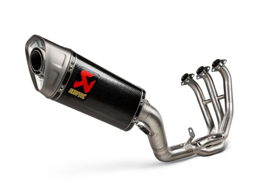 SCARICO COMPLETO RACING CARBONIO AKRAPOVIC YAMAHA MT-09 / FZ-09 2024-2025 (+ ATTACCHI P-HF1595)