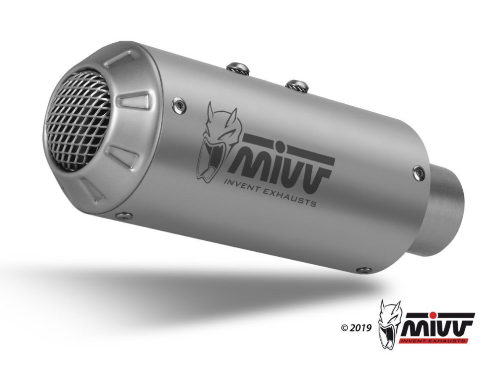 TERMINALE MIVV SPORT MK3 ACCIAIO INOX KAWASAKI Z 400 2019-2023