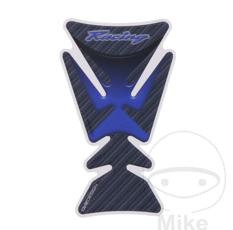 ADESIVO MOTO SERBATOIO BLU 120X140MM ONE DESIGN