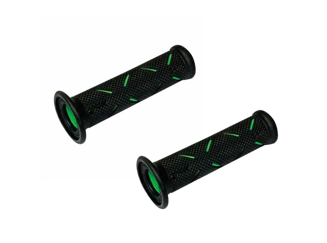 COPPIA MANOPOLE PROGRIP 717 STRADALI DIAMETRO 22-25 UNIVERSALI CON FORO