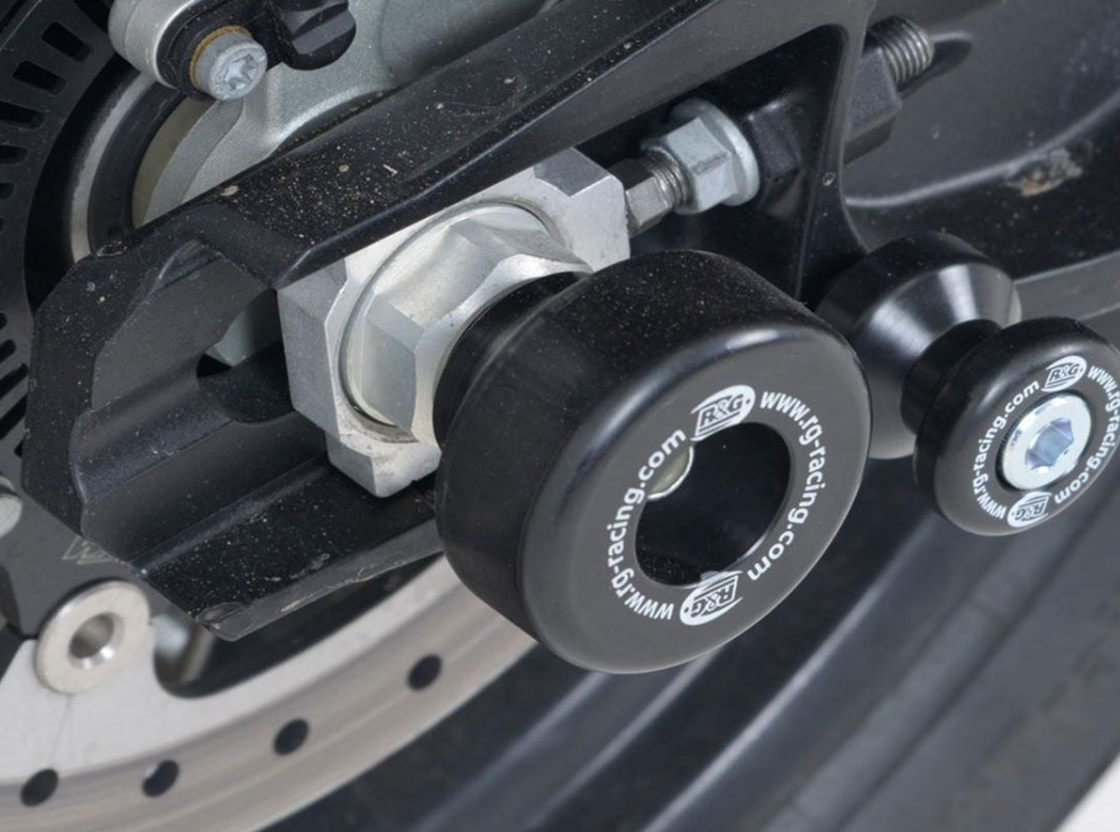 COPPIA PROTEZIONI FORCELLONE NERO R&G KAWASAKI NINJA H2 2015-2018