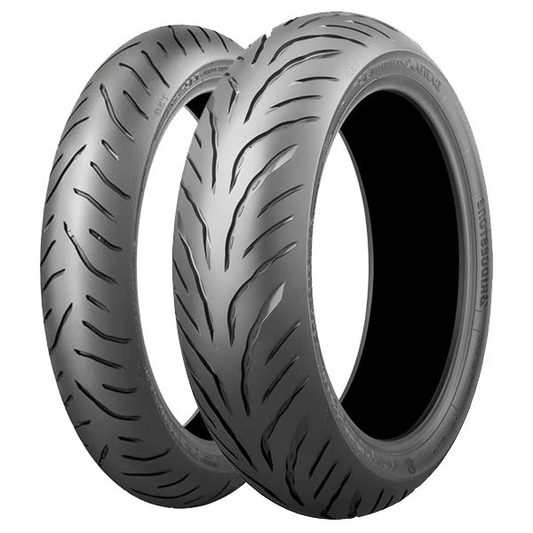 COPPIA PNEUMATICI BRIDGESTONE BATTLAX T32  (ANT. 110/80 R19, POST. 150/70 R17)