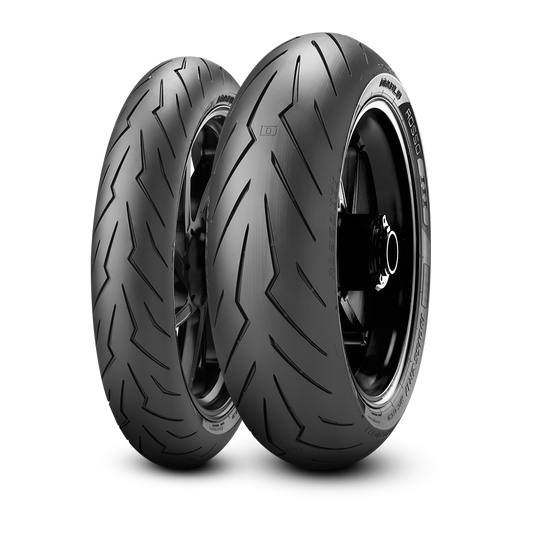 COPPIA GOMME PIRELLI DIABLO ROSSO III (ANT. 120/70 R17, POST. 160/60 R17)