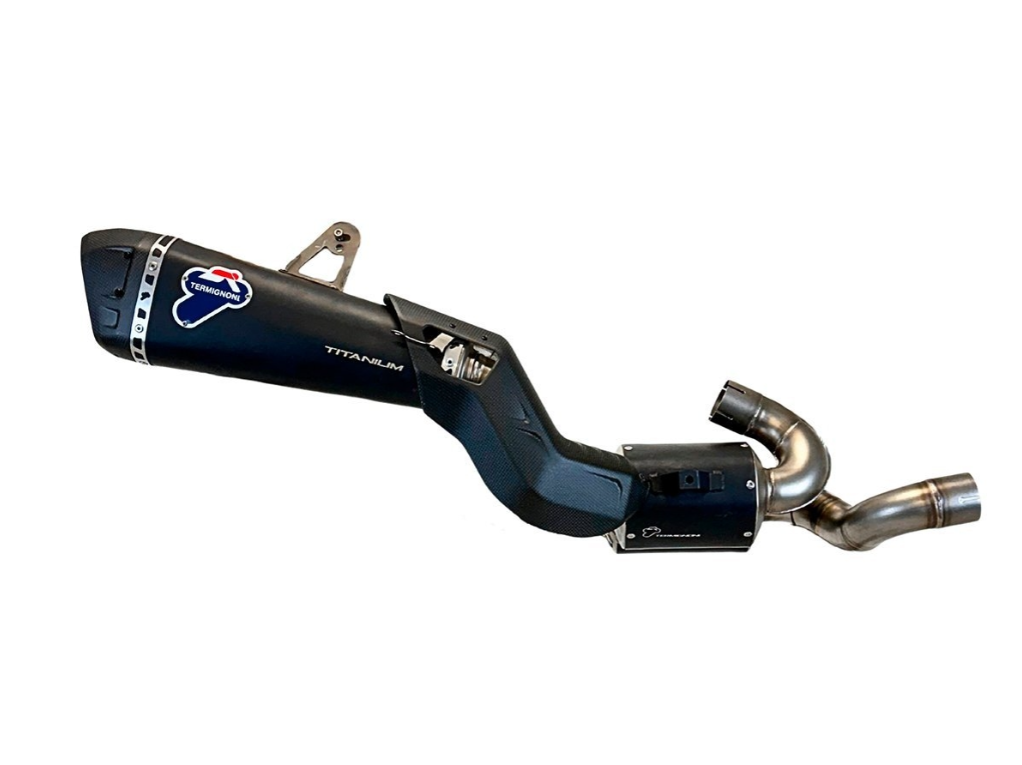 SCARICO SEMI-COMPLETO RACING TITANIO NERO TERMIGNONI DUCATI MULTISTRADA V4 / S / PP 2020-2026