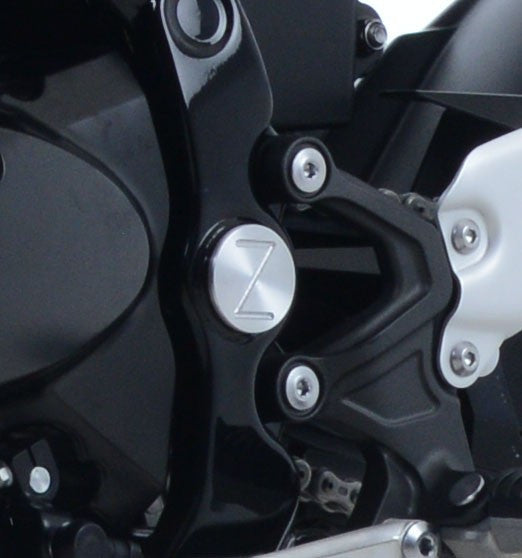 Inserto protezione telaio, singolo lato sx o lato dx, Kawasaki Z900RS - colore alluminio