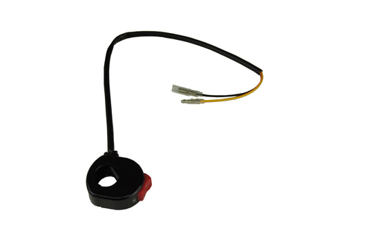 INTERRUTTORE A MANUBRIO UNIV.ACC.LUCI SUPPLEMENTARI IN ALLUMINIO CNC - COLORE NERO