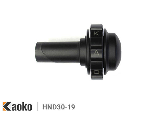 KAOKO stabilizzatore manubrio con cruise control - HONDA con terminali 30mm OD BE e manubri diam. interno 19mm; incl CBR600RR '0