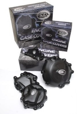 Kit 2 pezzi (ECC0132BK-ECC0085BK) - protezioni motore DUCATI 848 Streetfighter