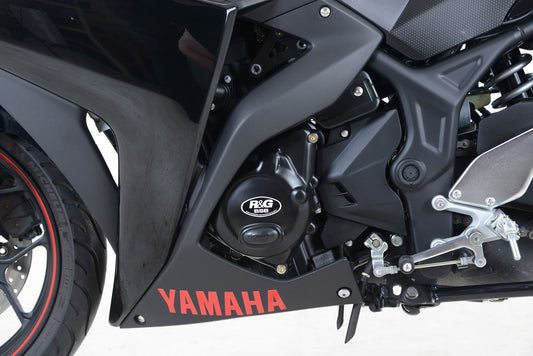 kit 2 pezzi (ECC0184BK-ECC0185BK) - prot.motore YAMAHA YZF-R25 '14- / R3 '15- / MT-25 / MT-03 - vers.racing