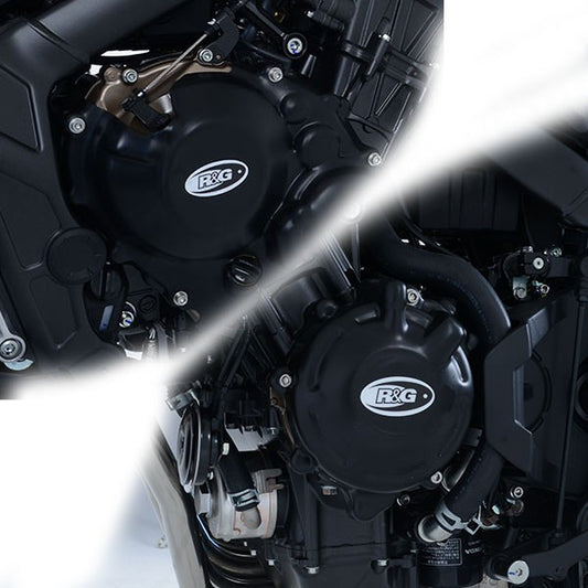 kit 2 pezzi (ECC0199BK-ECC0200BK) - prot.motore Honda CBR650F '13- / CB650F '13- / CB650R '19-'20 / CBR650R '19-'20