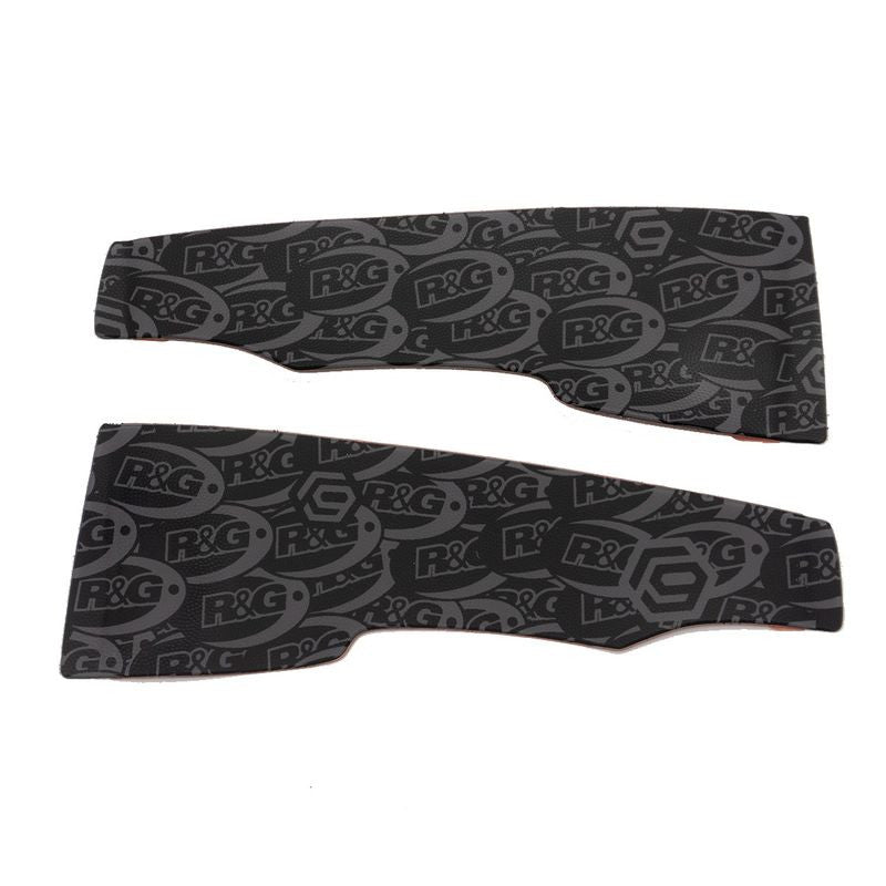 kit 2 pezzi protezioni serbatoio racing R&G logo - Ridged 23x8cm