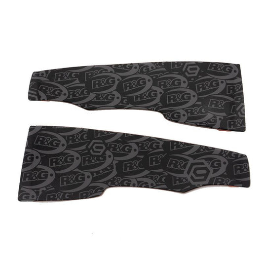 kit 2 pezzi protezioni serbatoio racing R&G logo - Ridged 23x8cm