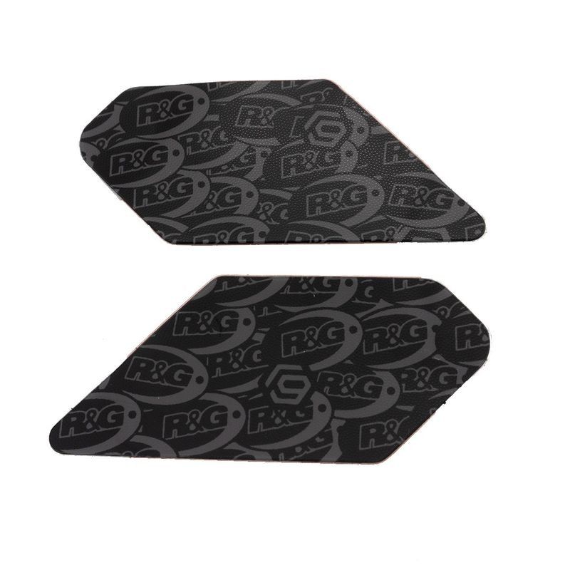 kit 2 pezzi protezioni serbatoio racing R&G logo - Standard Universal 17x7.5cm
