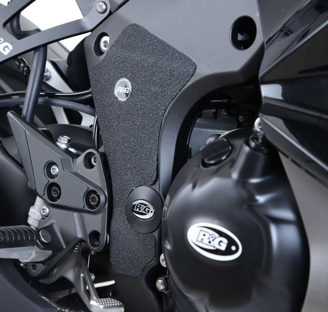 kit 2pz.adesivi anti-scivolo paratacco Kawasaki Z1000SX '11-'19 / Ninja 1000SX '20- - nero (solo telaio)