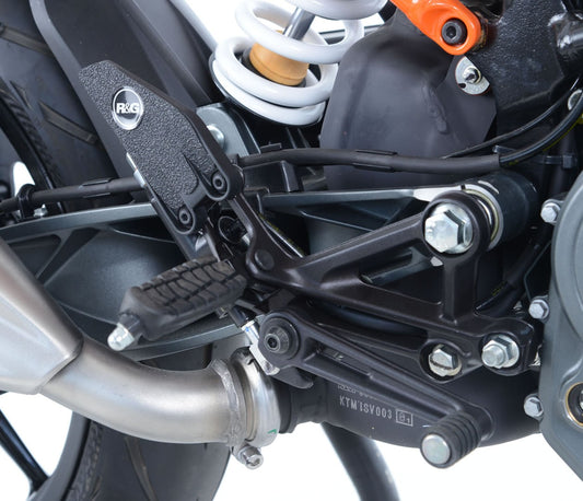 kit 2pz.adesivi anti-scivolo paratacco KTM 125 Duke '17- - nero